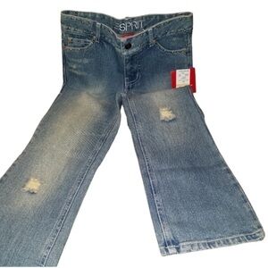 NWT Girls Esprit Distressed Jeans Size 7